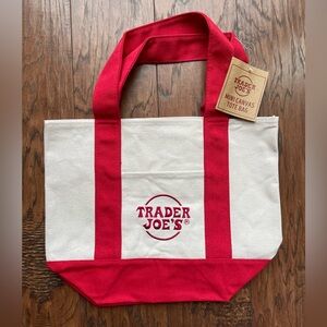 NWT Trader Joe’s Mini Tote in Red